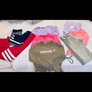 Gymshark and bombshell leggings